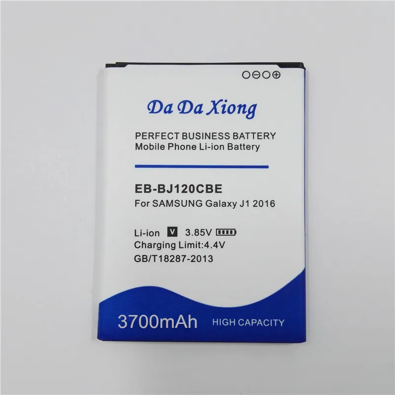 3700 мА/ч, EB-BJ120CBE Батарея для samsung Galaxy J1 Edition J1 версия J120F экспресс 3 J120A J120T J120 SM-J120F