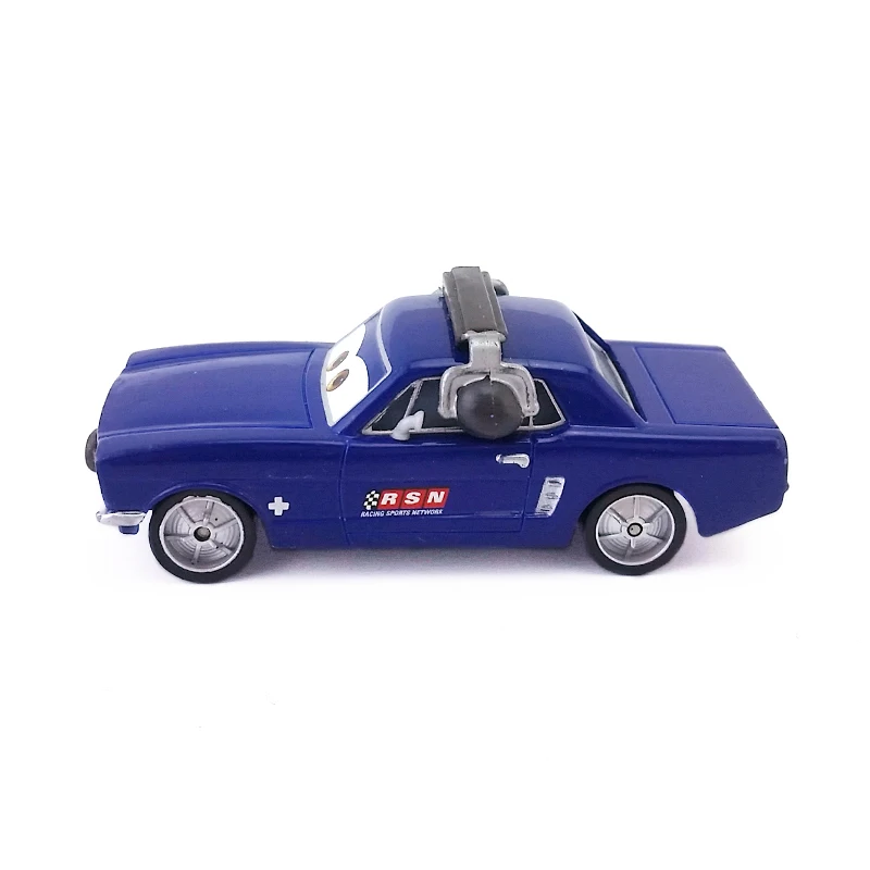 Disney Pixar Cars Brent Mustangburger с гарнитурой 1:55 литая под давлением металлическая модель игрушечной машины свободный подарок для мальчиков