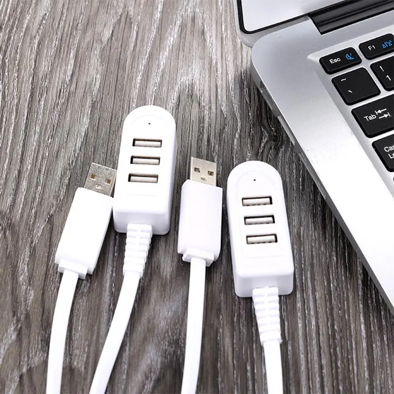 JOHO 30cm 120cm USB Splitter 3A Charger Converter White Power Socket With 3 Sockets HUB For Home Portable Office | Обустройство дома