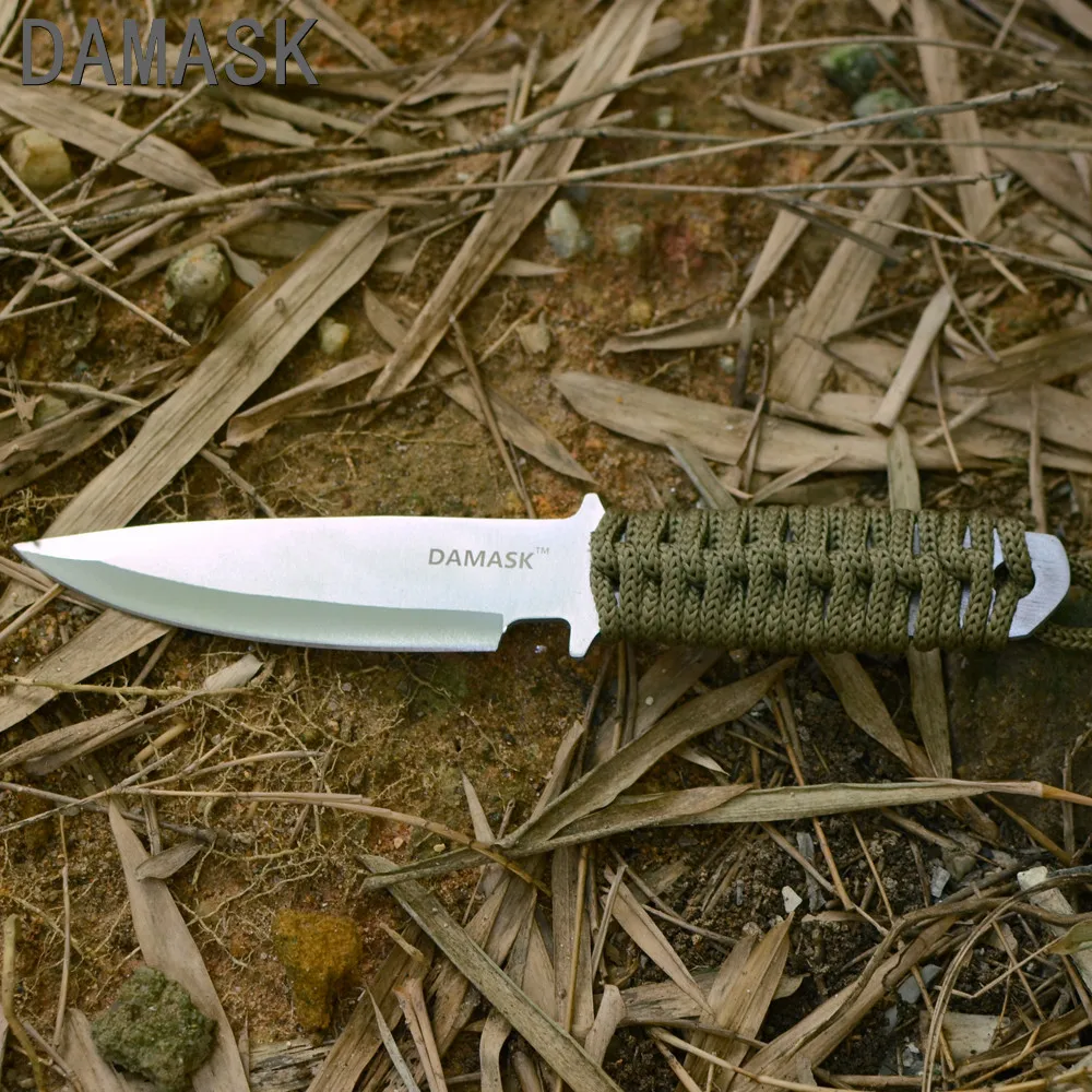 Модные EDC уличный карманный нож Sharp Нержавеющая сталь фиксированным лезвием Ножи