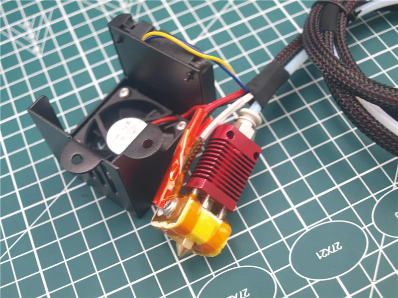 1 шт. полный сборный экструдер hotend Наборы с Чехлы для вентиляторов воздушного