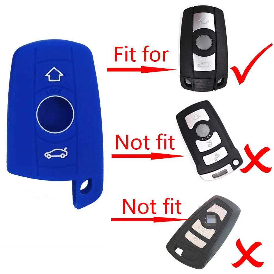 Защитный чехол для ключей 3 кнопки BMW X1 X3 X4 X6 5 6 7 Series F30 F10 F20 E46 E53 E90 E91 E92 E60 |