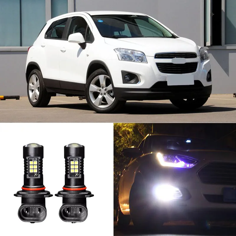 Светодиодные противотуманные фары Canbus H11 3030 21SMD Для Chevrolet Trax 2014 2 шт.|Сигнальная