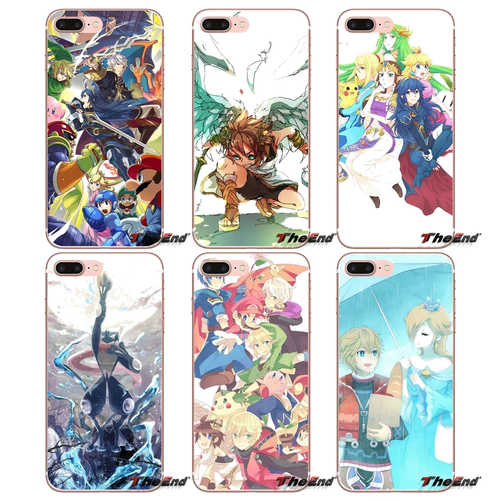 Мягкий силиконовый чехол для Huawei G7 G8 Ascend P7 P8 P9 Lite Honor 4C 5X 5C 6X Mate 7 8 9 Y3 Y5 Y6 II Pro Super Smash Bros