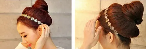 Модная винтажная Красивая повязка на голову с розой заколка для волос Бесплатная