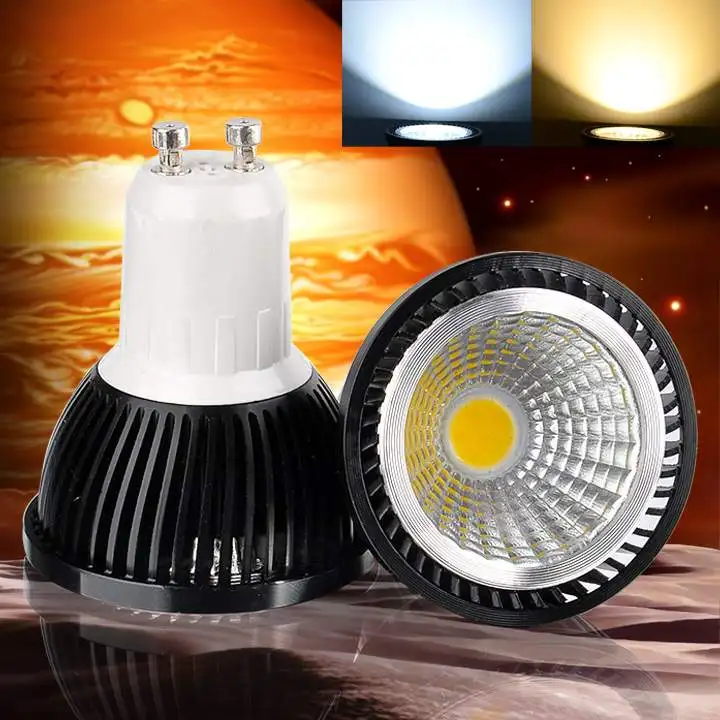 

10pcs NEW COB Gu10 9W 12W 15W Dimmble 110V 220V 85-265V Spotlight LED Warm White/Pure White/Cold White Bulb Lamp