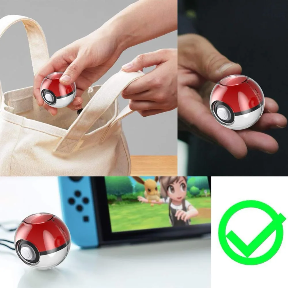 Прозрачный чехол для nintendo Switch Poke Ball Plus контроллер против царапин противоударный
