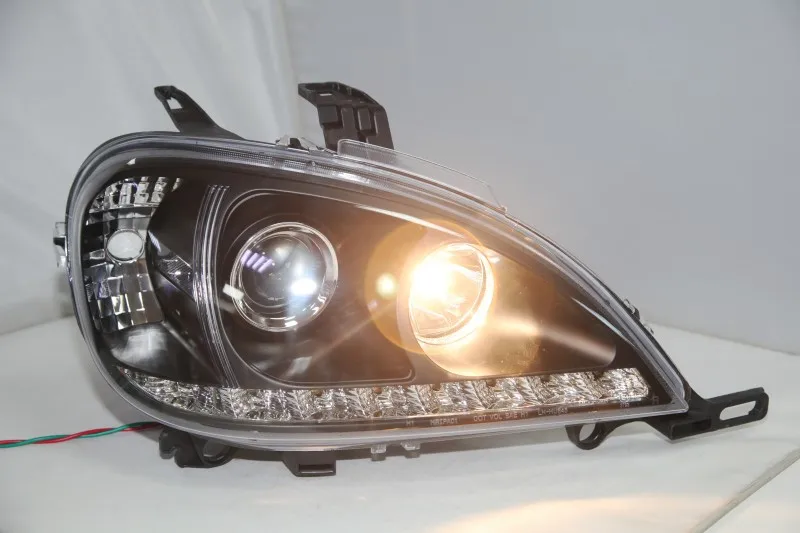 Для Mercedes-Benz W163 ML280 ML300 ML320 ML350 светодиодный фары передние огни 1998 1999 2000 2001 2002 2003 2004 сзади