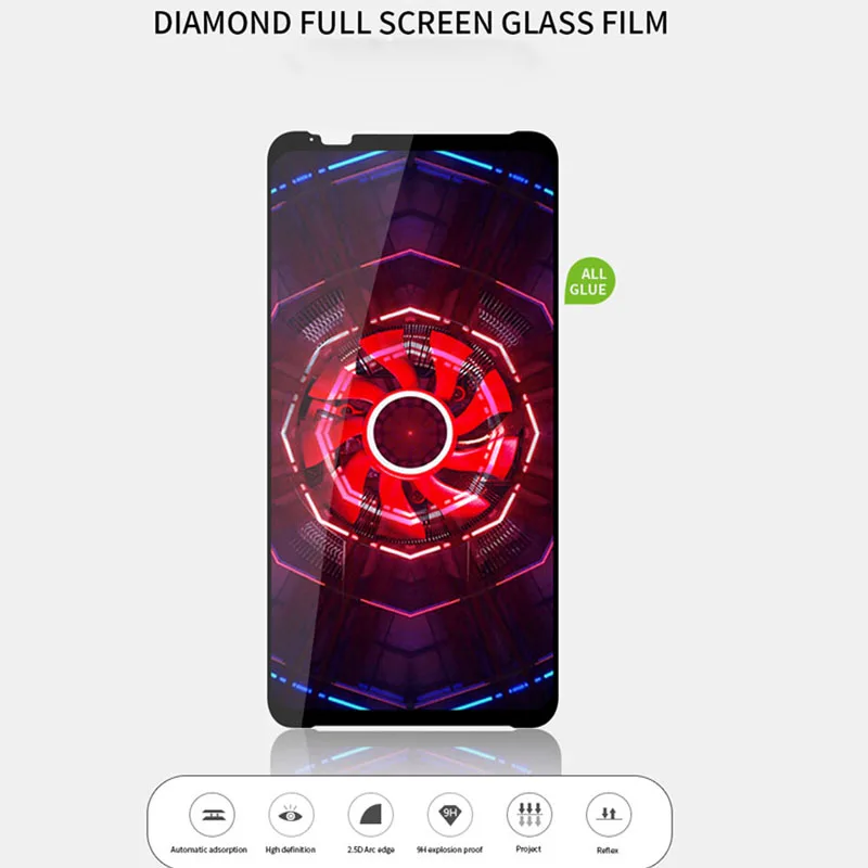 For ZTE Nubia Red Magic 3 NX629J Screen Protector Full Anti-Burst Tempered Glass Film Magic3 | Мобильные телефоны и