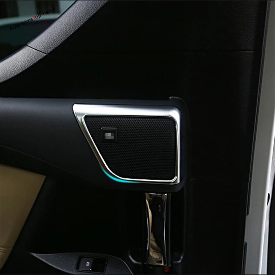 Yimaautoпланки задняя дверь аудио стерео колонка крышка отделка Подходит для Toyota Alphard/Vellfire AH30- молдинги для интерьера