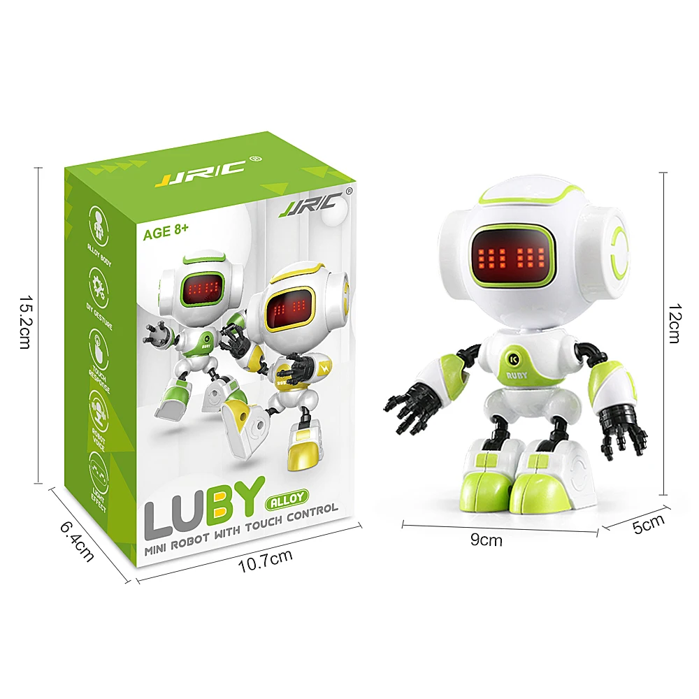 R9 LUBY интеллигентая(ый) смарт RC робот осязаемый Управление DIY жест говорить Симпатичный мини робот RC игрушки для детей