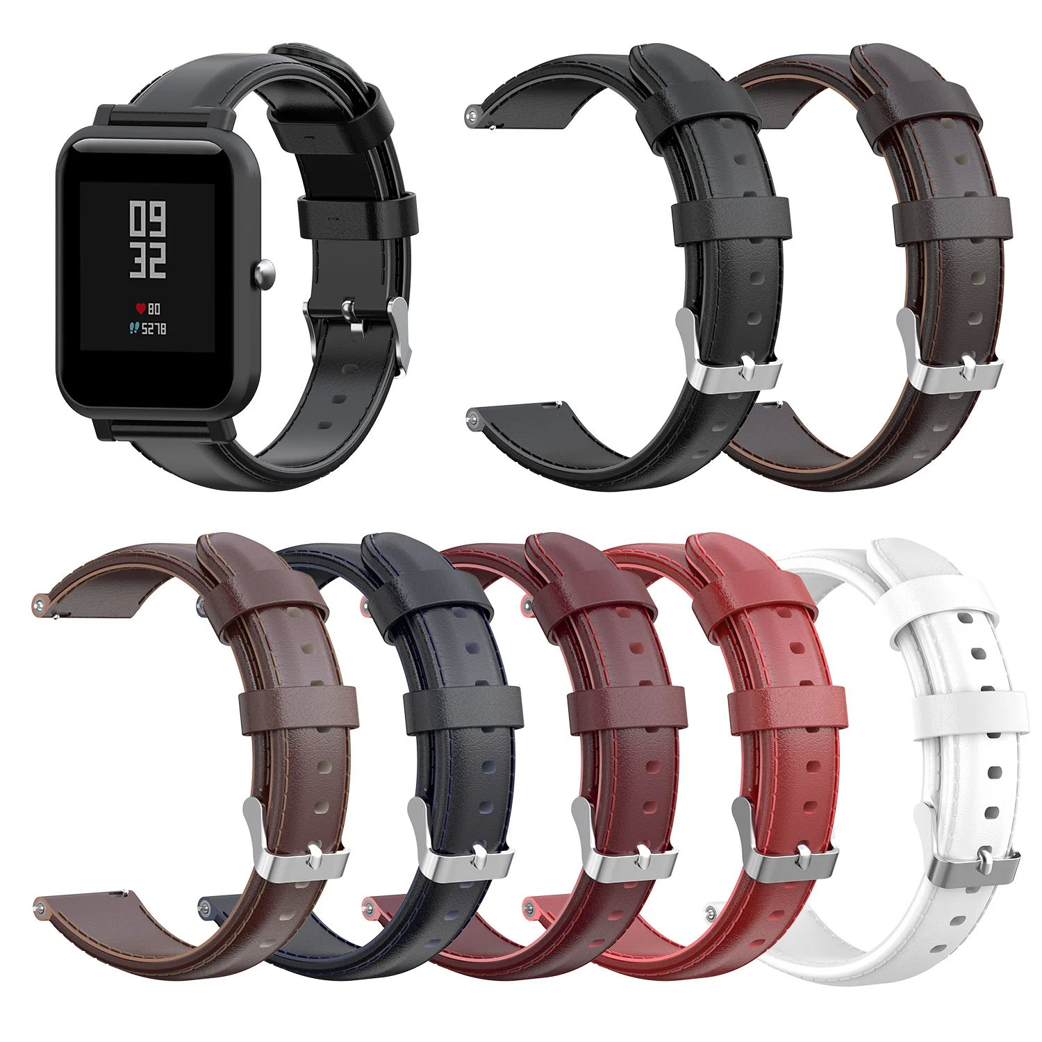 16/18/20/22/24 мм широкий браслет подходит для Samsung / Garmin Forerunner Huami/Huawei