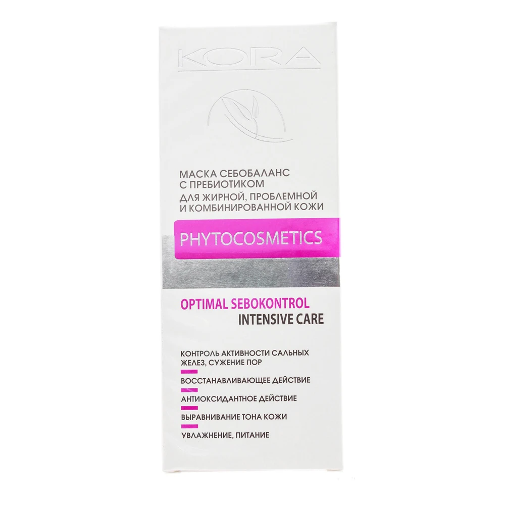 Маска КОРА для лица себобаланс с пребиотиками 100 мл | Красота и здоровье