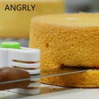 2pcs slicing cake layers cutter 5 layers slicer cutting fondant decorator tools cake slicing kit kitchen knives