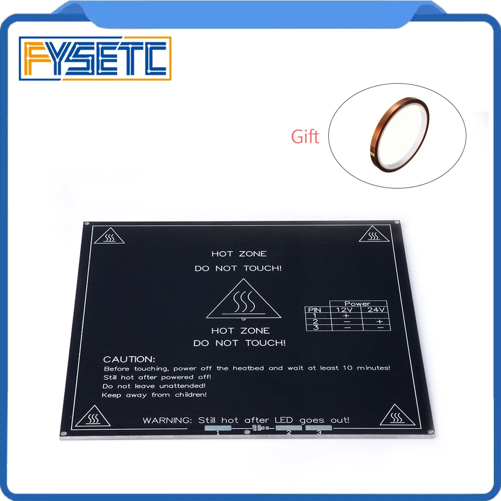 MK3 кровать с подогревом 12 В 24 Запчасти для Mendel Heatbed Горячая 3D принтеры часть тепла