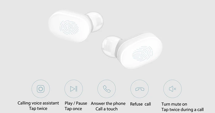 Xiaomi Mijia Airdots TWS Bluetooth Наушники Молодежная версия стерео бас BT 5.0 Наушники с микрофоном Handsfree Наушники AI Control