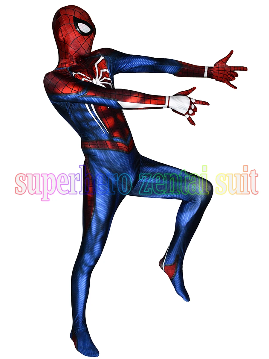 Новинка PS4 Insomniac костюм Человека-паука игра Человек-паук Полный корпус зентай для