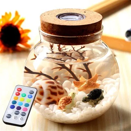 White jade turtle Eva2king DIY бутылка желаний пульт дистанционного управления красочный светильник игрушка осветить 13 подарки для детей подарок на день рождения для друга - Цвет: White jade turtle