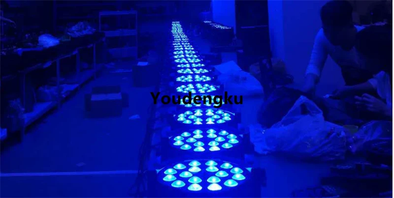 20 шт. 18x12 Вт rgbwa 5в1 par led с масштабированием светодиодный 64 zoom parcans weeding party