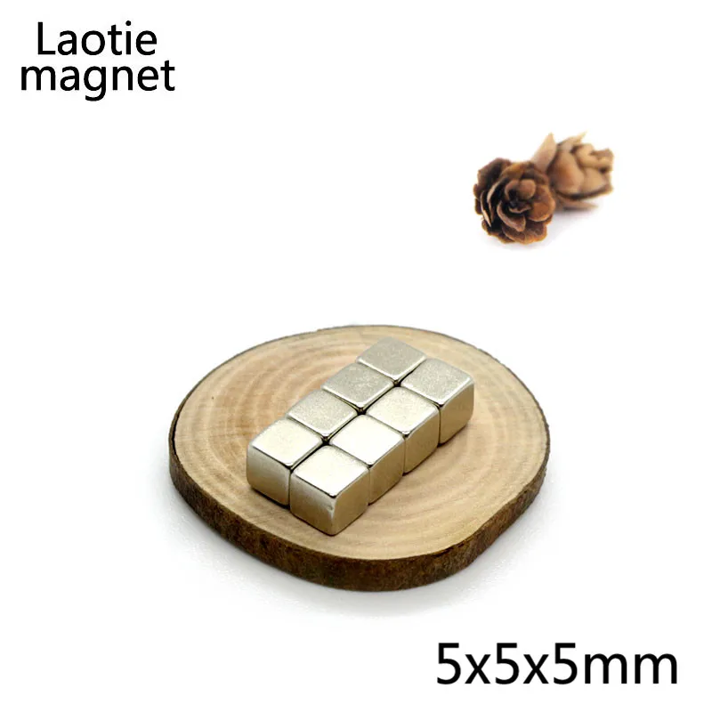10 шт 5x5x5 мм Мини Неодимовый магнитный блок водомера N35 Постоянный NdFeB бак Куб мини маленький супер сильный, мощный магнитный магниты