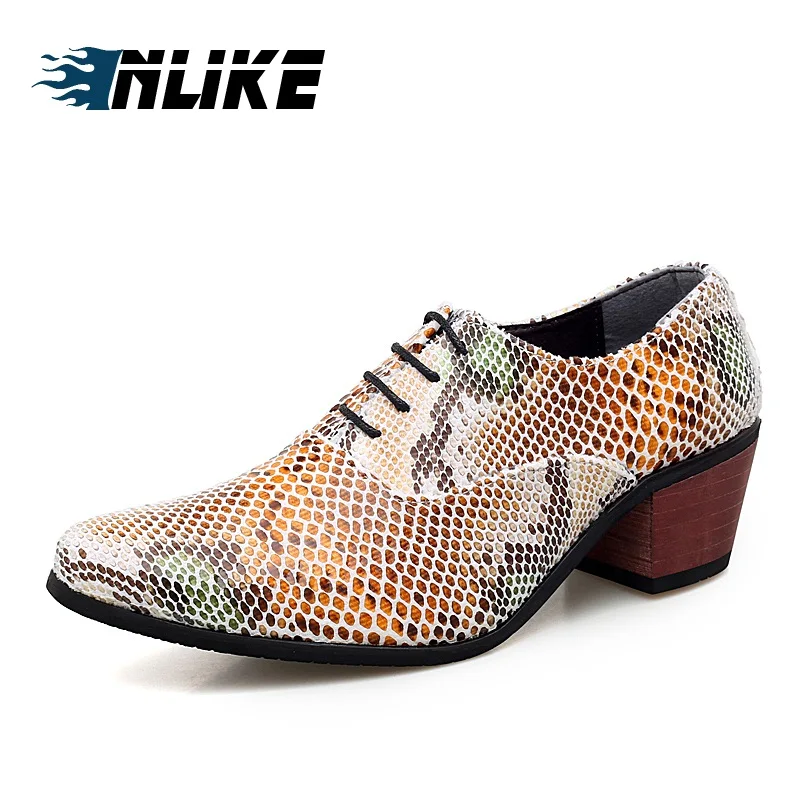

Men Suede Leather Casual Shoes Lace Up Male Oxfords Men Soft Leather Shoes Heightening Shoes