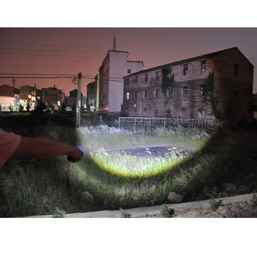 1 шт. осветленный 2000 люменов 3 Mode светодиодный военный лазерный фонарик