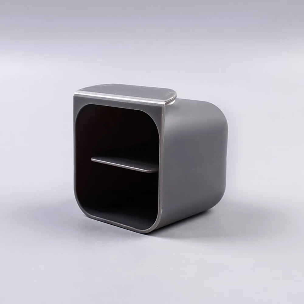 5.5x5.5x7.2cm gray Настольный демонстрационный контейнер для дома и офиса, чехол для ручки, коробка для хранения канцелярских принадлежностей, настольный органайзер, держатель для карандашей - Цвет: 5.5x5.5x7.2cm gray