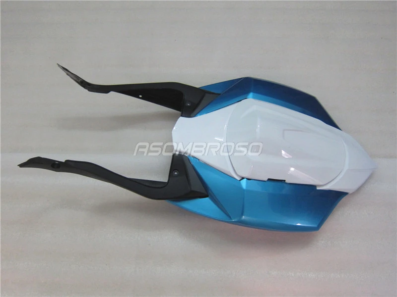 Мотоцикл Инъекции обтекатель для Suzuki 2010 2009 2008 GSXR600 K8 GSXR750 GSXR 600 08 09 10 Белый Синий тела ремонт обтекатели комплект