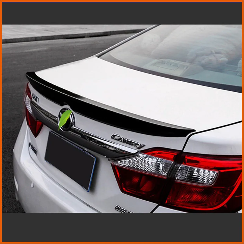 Для Toyota Camry V50 V55 2012 2016 задний спойлер Высокое качество ABS Материал Черный цвет