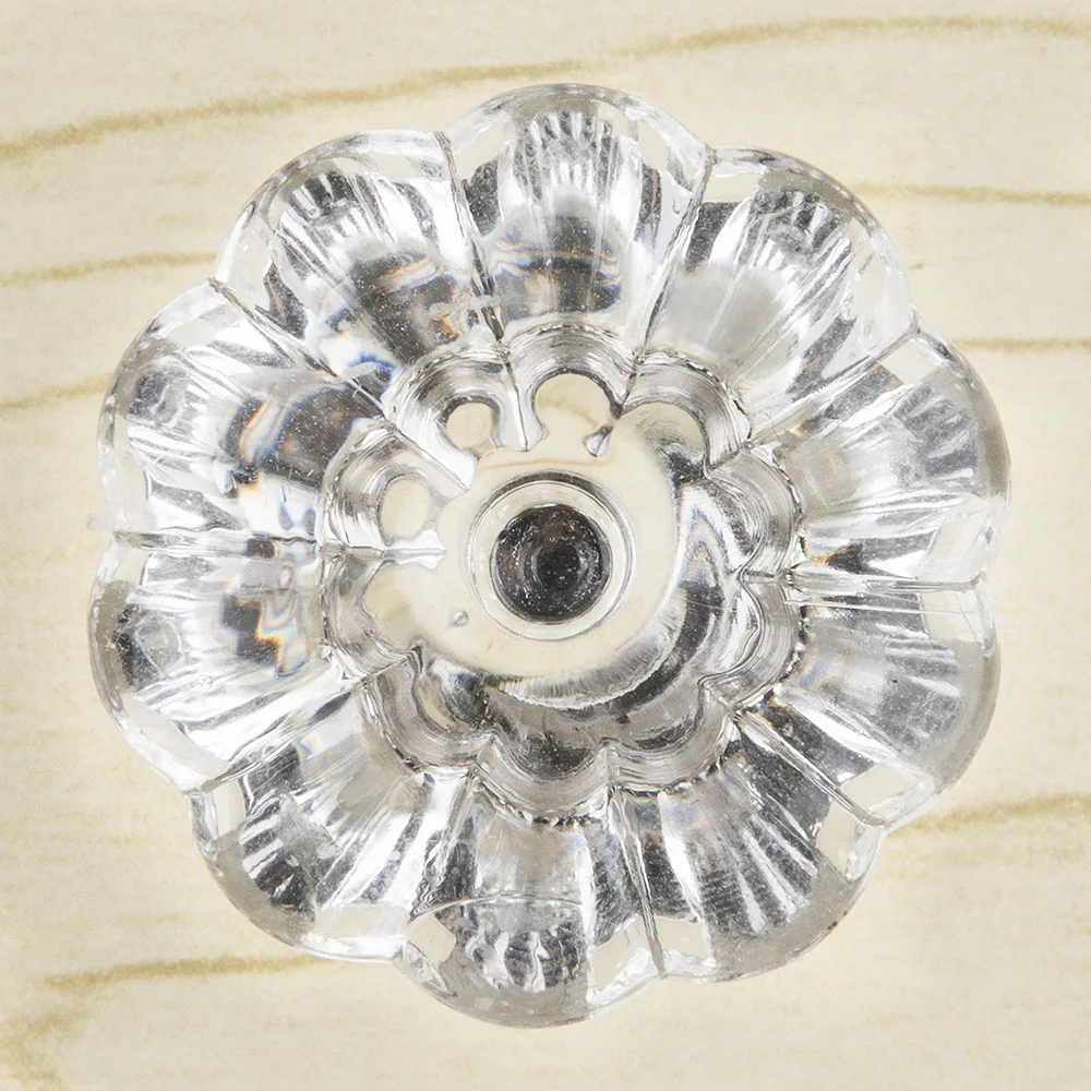 10 шт./компл. ручки для ящиков в форме алмаза шкафа из хрустального стекла