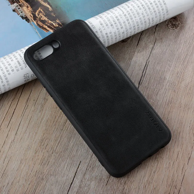 black Чехол для Huawei Honor 10 funda роскошный винтажный кожаный чехол для телефона для huawei honor 10 чехол coque capa - Цвет: black