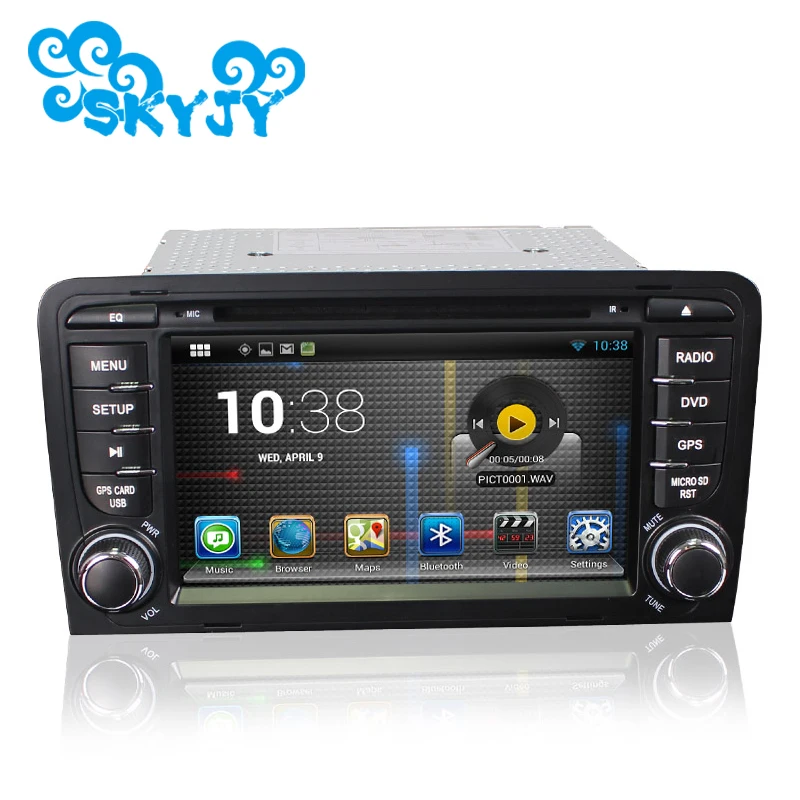 Автомобильный DVD плеер 3G 7 дюймов Android 8 1 HD четырехъядерный Wi Fi GPS навигация радио