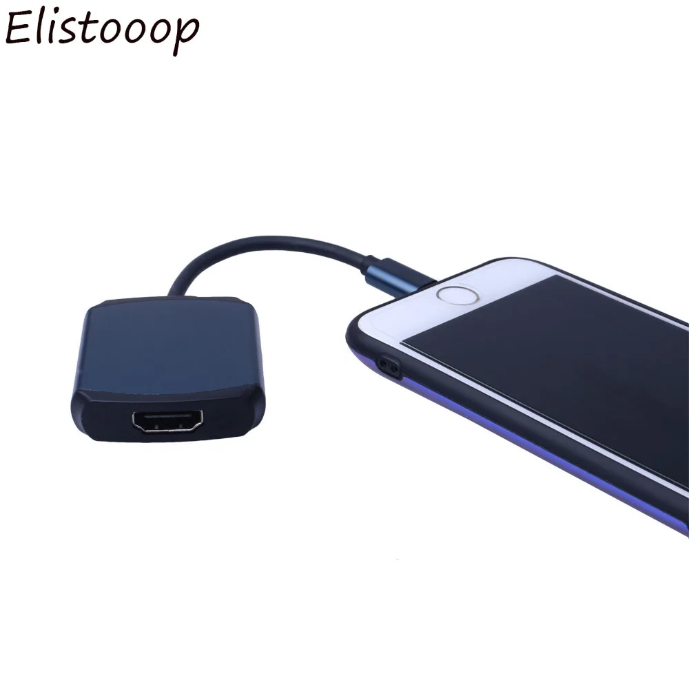 Адаптер Lightning AV для HDMI/HDTV TV цифровой Кабельный адаптер iPhone iPad| |