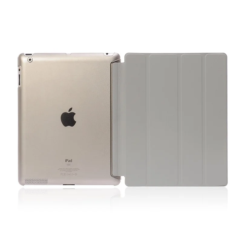 234-l-gray Iambv чехол для iPad 2/3/4 из искусственной кожи сиамские чехла для раскладной смарт-чехол для iPad 2/3/4 Чехол Авто Режим сна/Пробуждение - Цвет: 234-l-gray