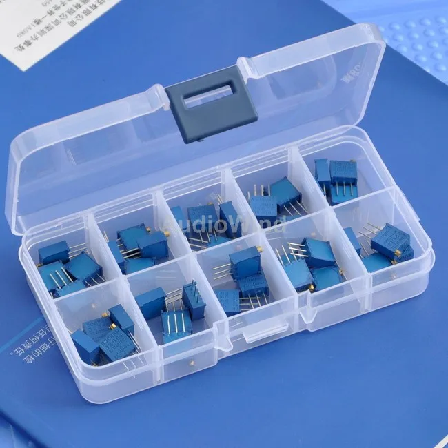 100 к 1 м ом 3296 многооборотный Подстроечный резистор комплект потенциометров |