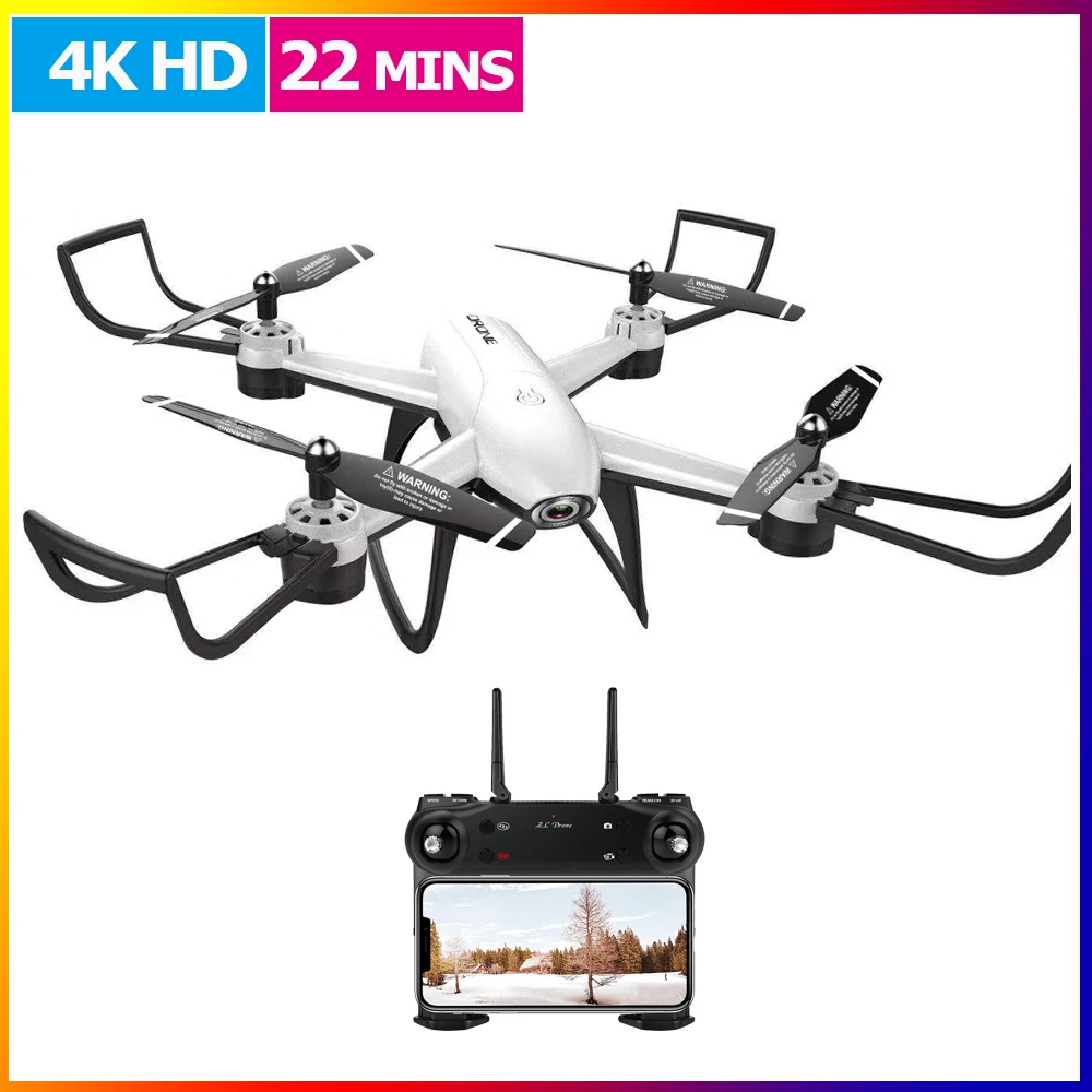 Дрон 4K камера RC дроны HD Двойная WIFI FPV Квадрокоптер дистанционное управление