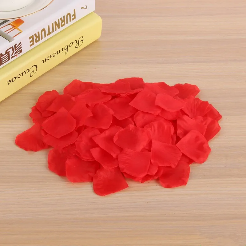 JaneVini 1000 шт Свадебные лепестки роз аксессуары Petalos De Seda искусственное свадебное украшение из ткани цветок розы Petala