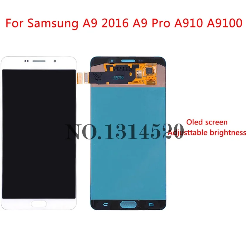 100% AMOLED для SAMSUNG GALAXY A9 Pro ЖК-дисплей 2016 A910 A9100 A910F Дисплей Сенсорный экран Замена |