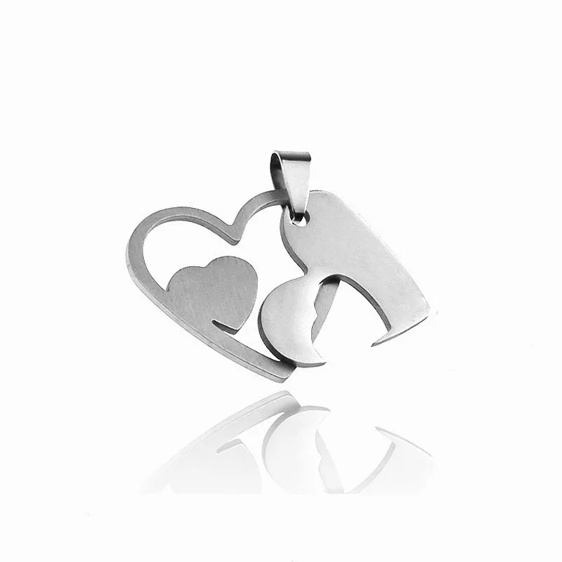 Классический кулон в форме сердца из нержавеющей стали высокое качество режущий