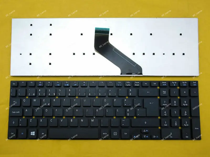 Новая португальская Клавиатура для ноутбука ACER Aspire ES1 512 711 711G черный|keyboard for