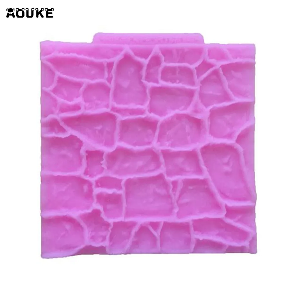 Реалистичная текстура дерево помадка торт шоколад силиконовая форма