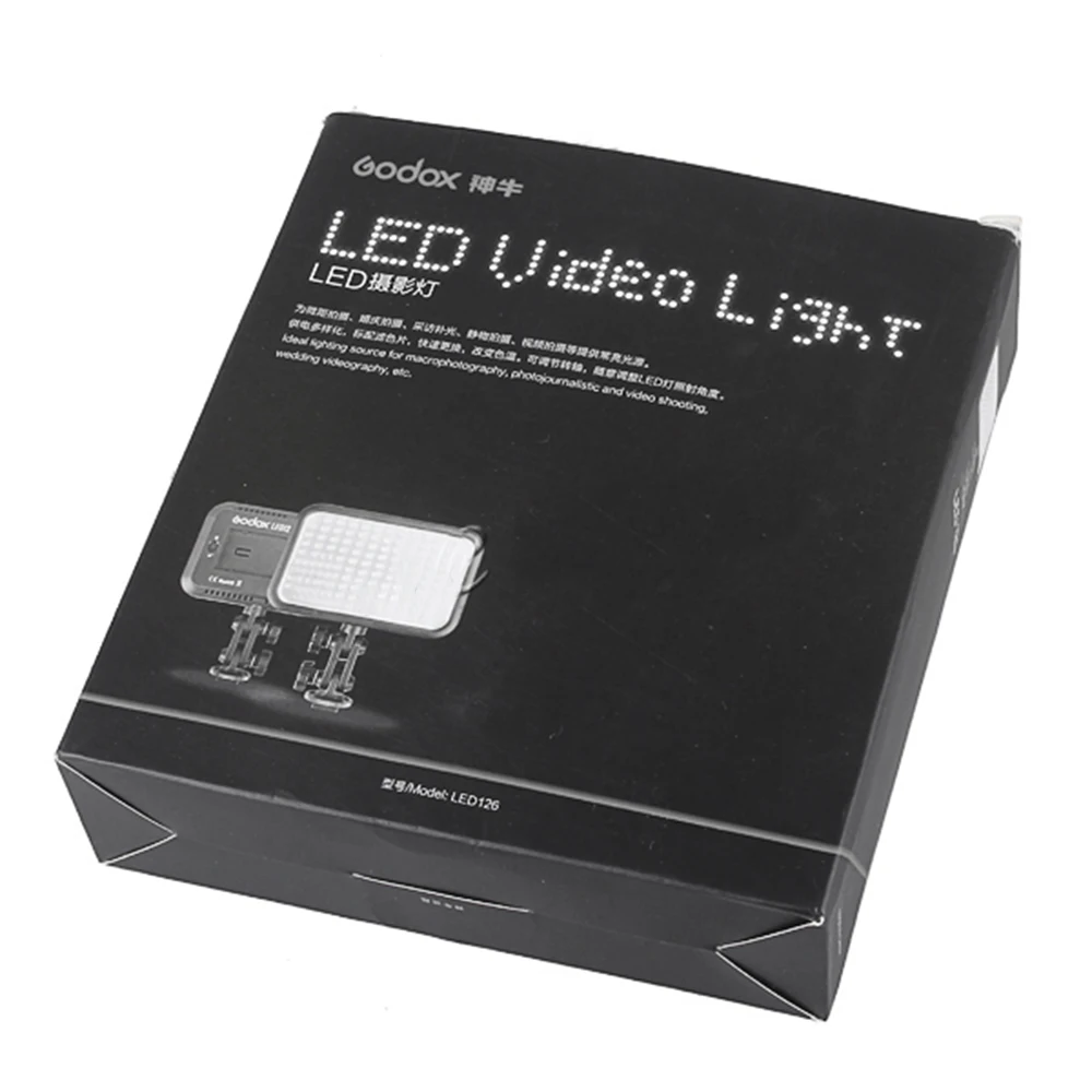 Godox 126 светодиодный светильник для телефона и видео фото лампа камеры горячий