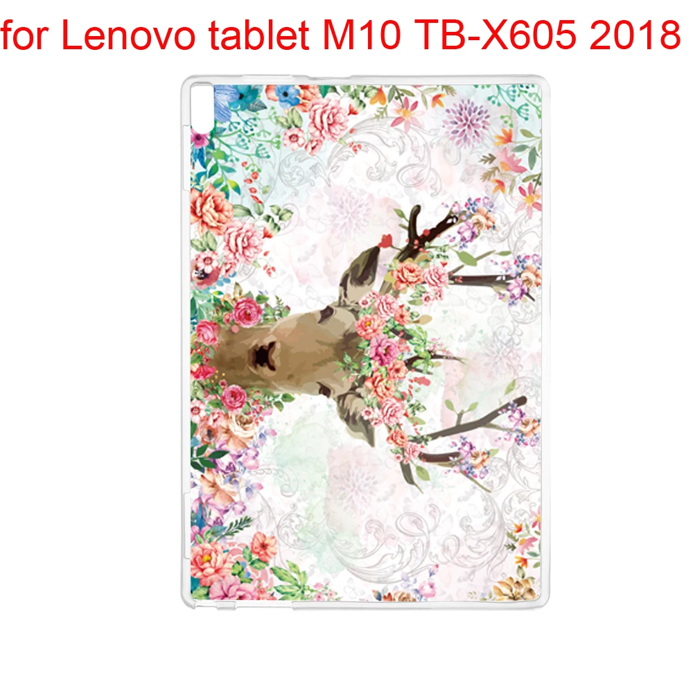 Планшетный чехол для lenovo Tab E7 E8 M10 P10 TB 7104F 8304F X605 X705 7 'Ǝ'' 10 ''мягкий из ТПУ с