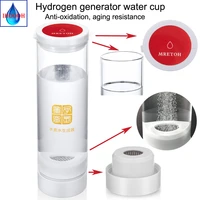 japanese craft rich hydrogen generator water bottle anti aging pem electrolysis h2 ionizer alkaline healthy drinking cup 600ml