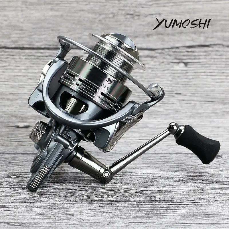 Новинка 2017 Рыболовная катушка YUMOSHI с ЧПУ коромысло 14 шарикоподшипников