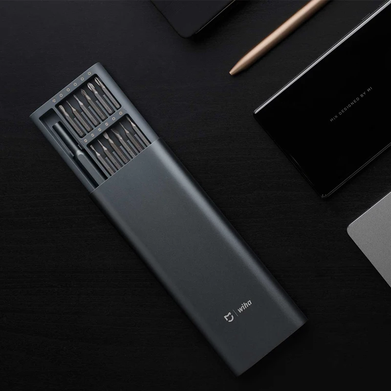 Оригинальная глобальная версия Xiaomi Mijia Wiha, набор для ежедневного использования, 24 прецизионные магнитные биты, алюминиевая коробка, сделай сам, отвертка, набор для умного дома