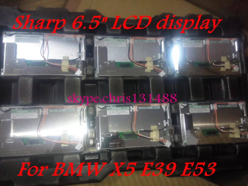 Бесплатная DHL Новый 6 5 &quotЖК-дисплей LQ065T9BR51U LQ065T9BR54U для X3 X5 E38 E39 E46 E53 PCM2 головное