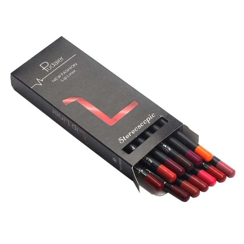 12 шт. набор для губ водостойкая губная помада макияж увлажняющий Batom Levre Pintalabios