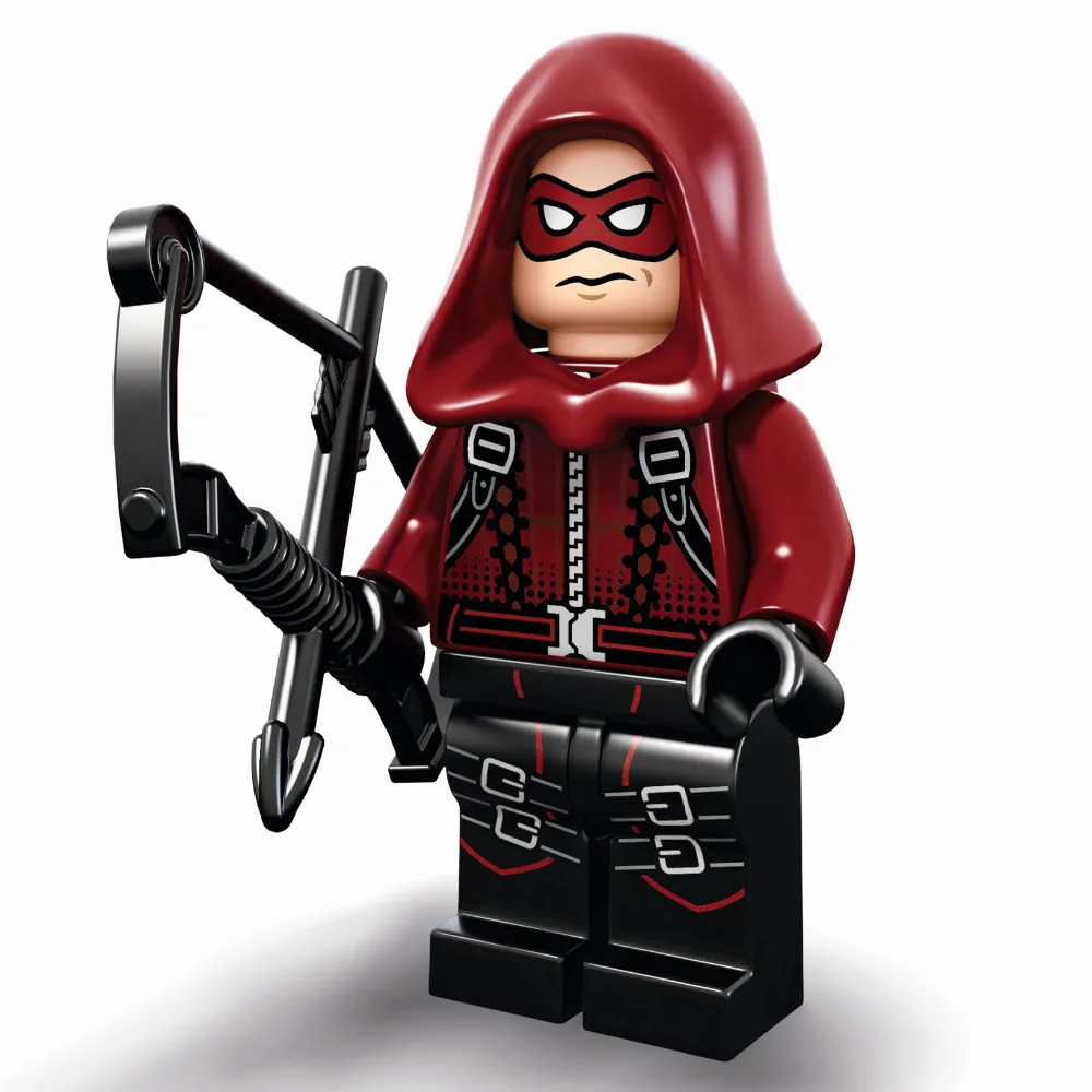 Одна распродажа Красная Зеленая Стрела с бантом DC Minifig Супер герои Мстители