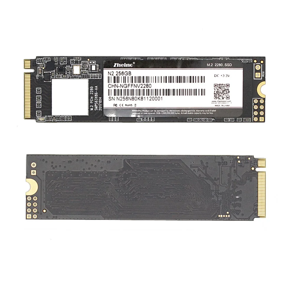 Zheino M.2 2280 256GB SSD NGFF SSD pcie Внутренний твердотельный диск для ПК ноутбука Настольный сервер